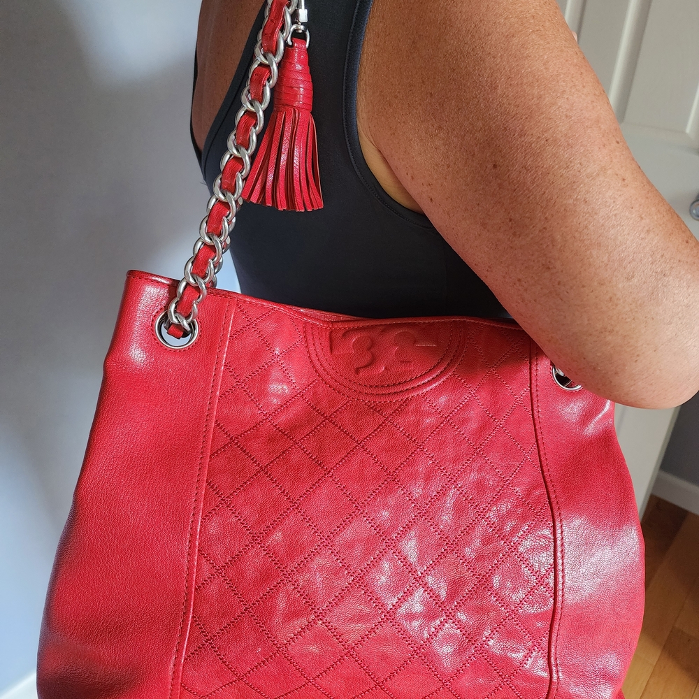 Tory Burch Red Shoulder Bag